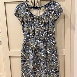 Jcrew paisley dress